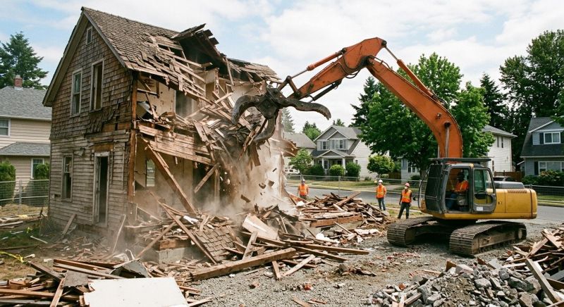 Cabin Demolition in Roseville, CA