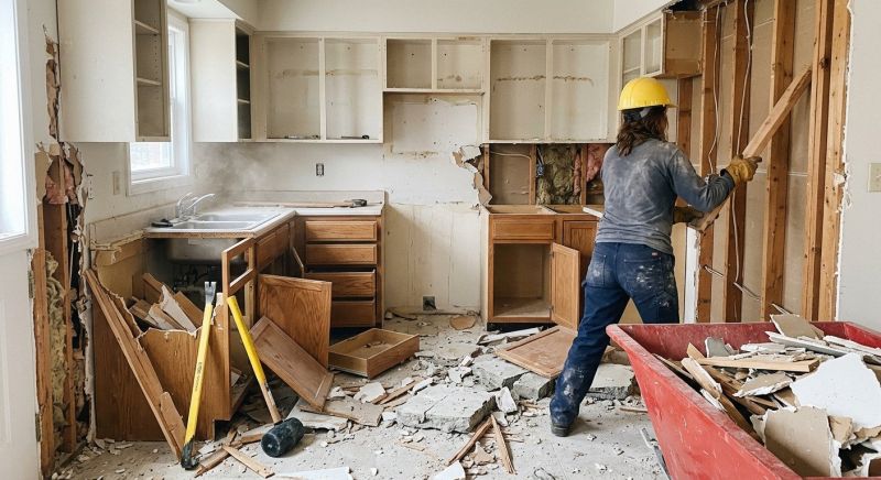 Cabinet Demolition in Frederick, MD