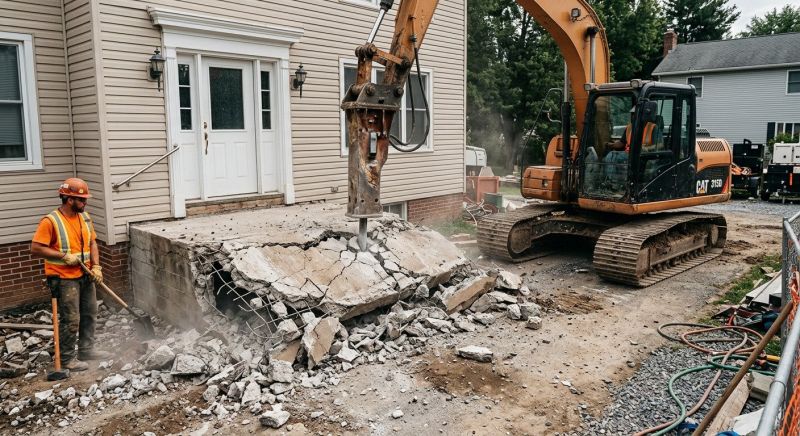 Cement Demolition in Sacramento, CA