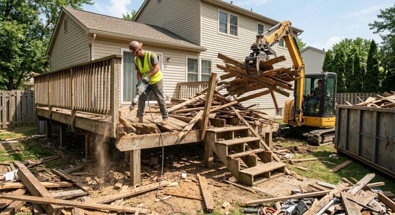 Deck Demolition Service in Sacramento, CA