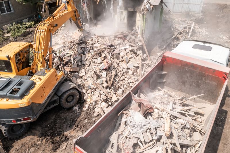 Demolition Equipment in Action