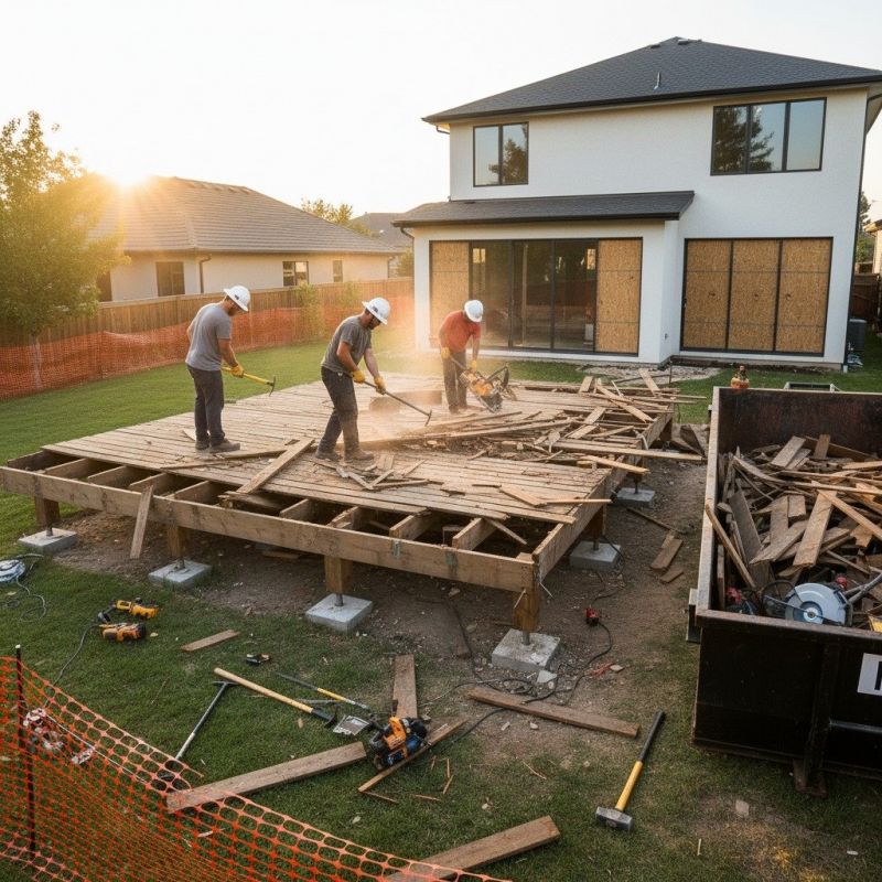 Porch Demolition in Sacramento, CA