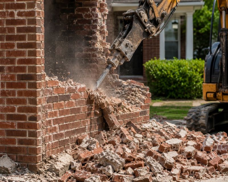 Stone Demolition in Bergen County, NJ