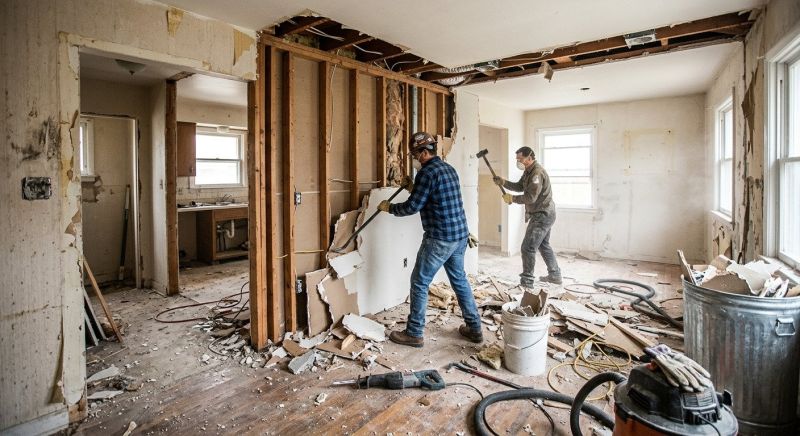 Subfloor Demolition in Frederick, MD