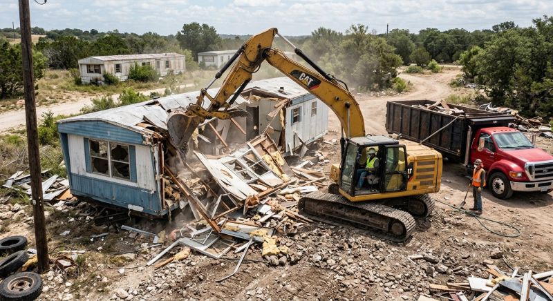 Trailer Home Demolition in Bergen County, NJ